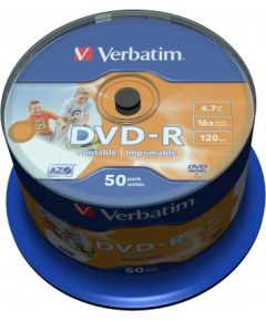 VERBATIM 50x DVD-R 4,7 GB 16x SP