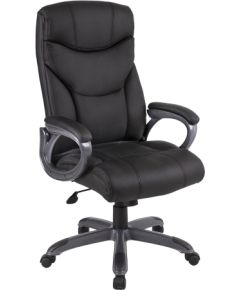 Рабочий стул CONNOR 73,5x65,5xH115-124см, сиденье и спинка: кожзаменитель, цвет: чёрный
