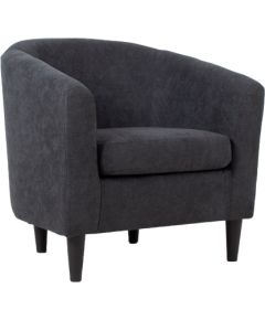 Atpūtas krēsls WESTER 76x68,5xH74cm, tumši pelēks audums
