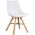Ēdamistabas komplekts HELENA ar 4 krēsliem (37021), D100xH75 cm, galda virsma: MDF ozolkoka finierējums, apdare:lakota