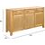 Kumode CHICAGO NEW ar 3 durvīm un 3 atvilktnes, 140x44xH86 cm, koks: ozolkoka finieris, krāsa: dabīga Kumode CHICAGO NEW ar 3 durvīm un 3 atvilktnes, 140x44xH86 cm, koks: ozolkoka finieris, krāsa: dabīga