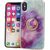 Fusion Marble Ring Back Case Silikona Aizsargapvalks Priekš Apple iPhone 11 Pro Violets - Zils
