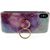 Fusion Marble Ring Back Case Silikona Aizsargapvalks Priekš Apple iPhone 11 Pro Violets - Zils