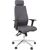 Рабочий стул SMART EXTRA с подголовником 60x63,5-70xH114-123см, сиденье и спинка: ткань, цвет: серый