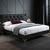Кровать POEM 160x200см, темно-серый бархат