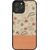 MAN&WOOD case for iPhone 12 Pro Max pink flower black