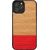 MAN&WOOD case for iPhone 12 Pro Max herringbone azalea black