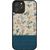 MAN&WOOD case for iPhone 12/12 Pro blue flower black