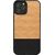MAN&WOOD case for iPhone 12/12 Pro herringbone nero black
