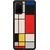MAN&WOOD case for Galaxy S20+ mondrian wood black