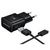Samsung EP-TA20EBECGWW / Quick Charge 3.0 / 15W Oriģināls Tīkla Lādētājs + Type-C USB Vads Melns