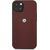 BMW BMHCP13MRSPPR Back Case Aizmugurējais Ādas Apvalks Telefonam Apple iPhone 13 Sarkans