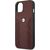 BMW BMHCP13MRSPPR Back Case Кожанный Чехол для телефона Apple iPhone 13 Kpacный