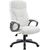 Darba krēsls CONNOR 73,5x65,5xH115-124cm, sēdvieta un atzveltne: ādas aizvietotājs, krāsa: balts