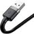 Baseus CALKLF-RG1 Cafule USB Lightning кабель 2A / 3м Черный + Серый