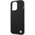 BMW BMHCP13XSLLBK Back Case Aizmugurējais Ādas Apvalks Telefonam Apple iPhone 13 Pro Max Melns