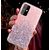 Fusion Glue Glitter silikona aizsargapvalks Apple iPhone 13 Pro rozā