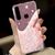 Fusion Glue Glitter silikona aizsargapvalks Apple iPhone 13 Pro Max rozā
