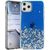 Fusion glue glitter silikona aizsargapvalks Apple iPhone 13 Pro zils