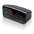 Muse PLL M-12CR Black, radio pulkstenis