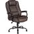 Darba krēsls ELEGANT XXL 79,5x82xH113-120,5cm, sēdeklis un atzveltne: ādas imitācija, krāsa: brūna