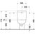 Duravit  a apakša D-Code, 355x650 mm, universālais izvads, balts