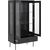 Display cabinet ANGUS, 75x37x152cm, black