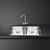 Smeg UM4545 Universale Virtuves izlietne