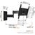 Vogels Wall mount, MA2040-A1, 19-40 ", Full motion, Maximum weight (capacity) 15 kg, VESA 100x100, 100x200, 200x100, 200x200 mm, Black