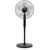 ETA Naos Fan ETA260790000 Stand Fan, Number of speeds 4, 50 W, Oscillation, Diameter 43 cm, Black