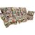 Swing cushions AMAZONIA 108x56x10cm/3pcs, beige floral