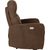 Atpūtas krēsls SAHARA ar elektrisko mehānismu 79x90xH102cm, šokolādes brūns Atpūtas krēsls 