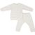 Lodger Nombad Rib bērnu pidžama, 92 izm, Cloud Dancer - SP 101_92