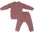 Lodger Nombad Rib bērnu pidžama, 92 izm, Rosewood - SP 099_92