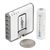 MikroTik RBmAPL-2nD mAP lite Access point Wi-Fi, 802.11b/g/n, 2.4 GHz, 1, Web-based management, 0.15 Gbit/s, Power over Ethernet (PoE), 150 Mbit/s