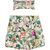 Cushion for hanging chair COCO AMAZONIA 95/65x75x15cm, beige floral