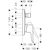 Hansgrohe Metris vannas maisītāja virsapmetuma daļa, apaļas formas, hroms