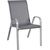 Dārza krēsls DUBLIN 73x55,5xH93 cm, materiāls: tekstils, krāsa: pelēka, metāla rāmis, krāsa: pelēka