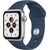 Apple Watch SE GPS + Cellular 40mm Sport Band, silver/abyss blue (MKQV3EL/A)