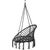 Royokamp Šūpuļtīkls stārķa ligzda piekarināms krēsls Šūpoles 80x60cm, pelēks