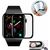 Fusion ceramic glass 9D aizsargstikls pilnam ekrānam Apple Watch 1 / 2 / 3 38mm melns
