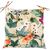 Chair pad AMAZONIA 40x40cm, beige floral