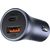 Baseus TZCCJD-0G Golden Contactor Car Charger Dual Quick Charger USB 40W Dark Grey