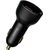 Baseus Superme Car charger, USB, USB-C, 100W + USB-C cable (black)