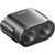 Baseus Car Charger High Efficiency 2xUSB-A 3.1A + 2x12V Black