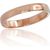 Золотое обручальное кольцо #1100542(Au-R), Красное Золото	585°, Размер: 15, 1.83 гр.