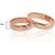 Laulību zelta gredzens #1100101(AU-R) (Gredzena biezums 5mm), Sarkanais zelts	585°, Izmērs: 21.5, 5.09 gr.