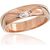 Золотое обручальное кольцо #1100543(AU-R)_CZ (Толщина кольца 5mm), Красное золото	585°, Цирконы , Размер: 18, 4.12 гр.