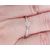 Помолвочное кольцо #1100560(AU-W)_DI, Белое золото	585°, Бриллианты (0,25Ct), Размер: 18, 2.75 гр.
