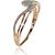 Золотое кольцо #1100201(AU-R+PRH-W)_DI, Красное золото	585°, родий (покрытие) , Бриллианты (0,101Ct), Размер: 16, 1.62 гр.
